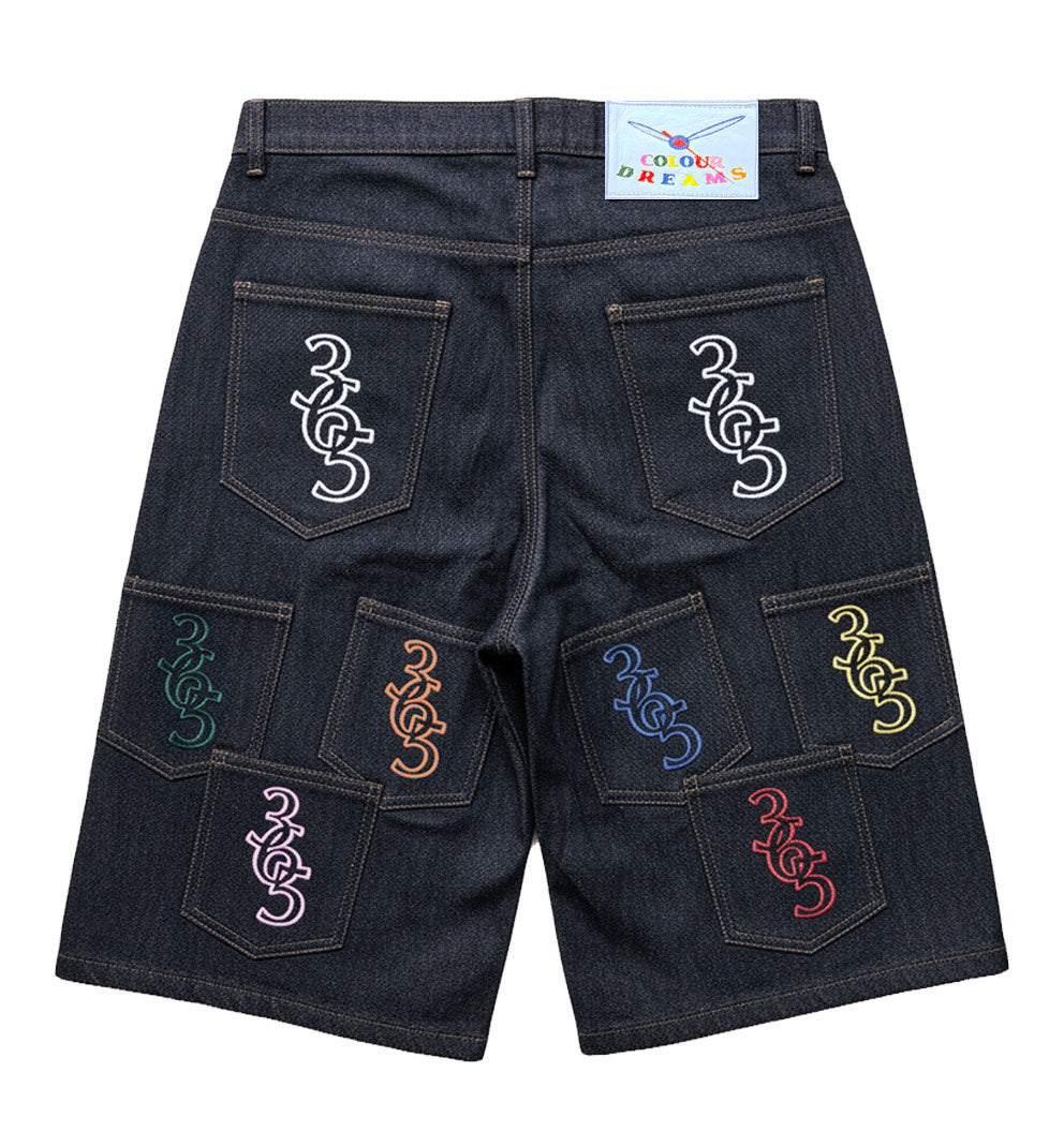 COLOUR DREAMS RAW DENIM JORTS