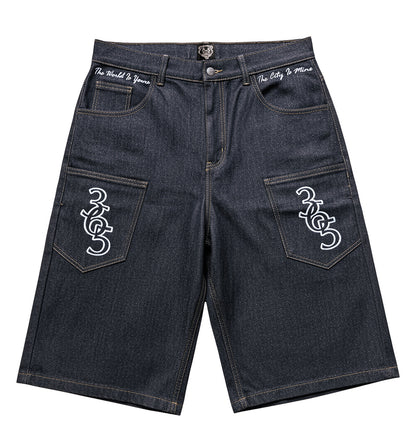 COLOUR DREAMS RAW DENIM JORTS