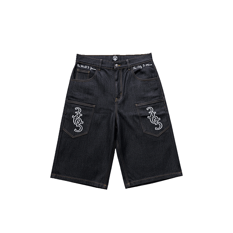 colour dreams raw denim jorts